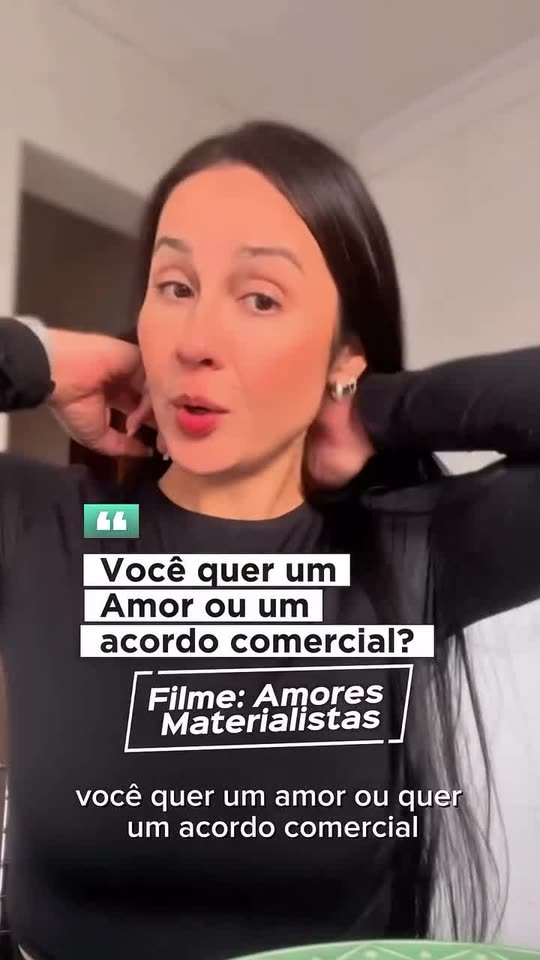 Vídeo de Tatiana Daré: você quer um amor ou um acordo comercial?